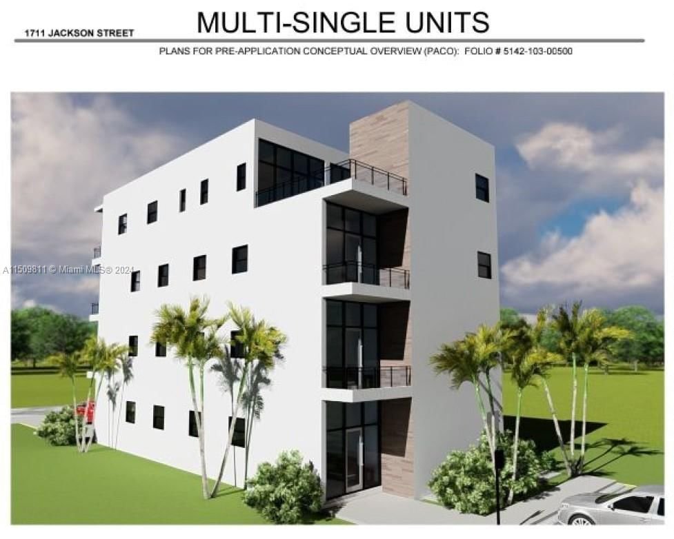 Real estate property located at 1711 Jackson St, Broward County, HOLLYWOOD, Hollywood, FL