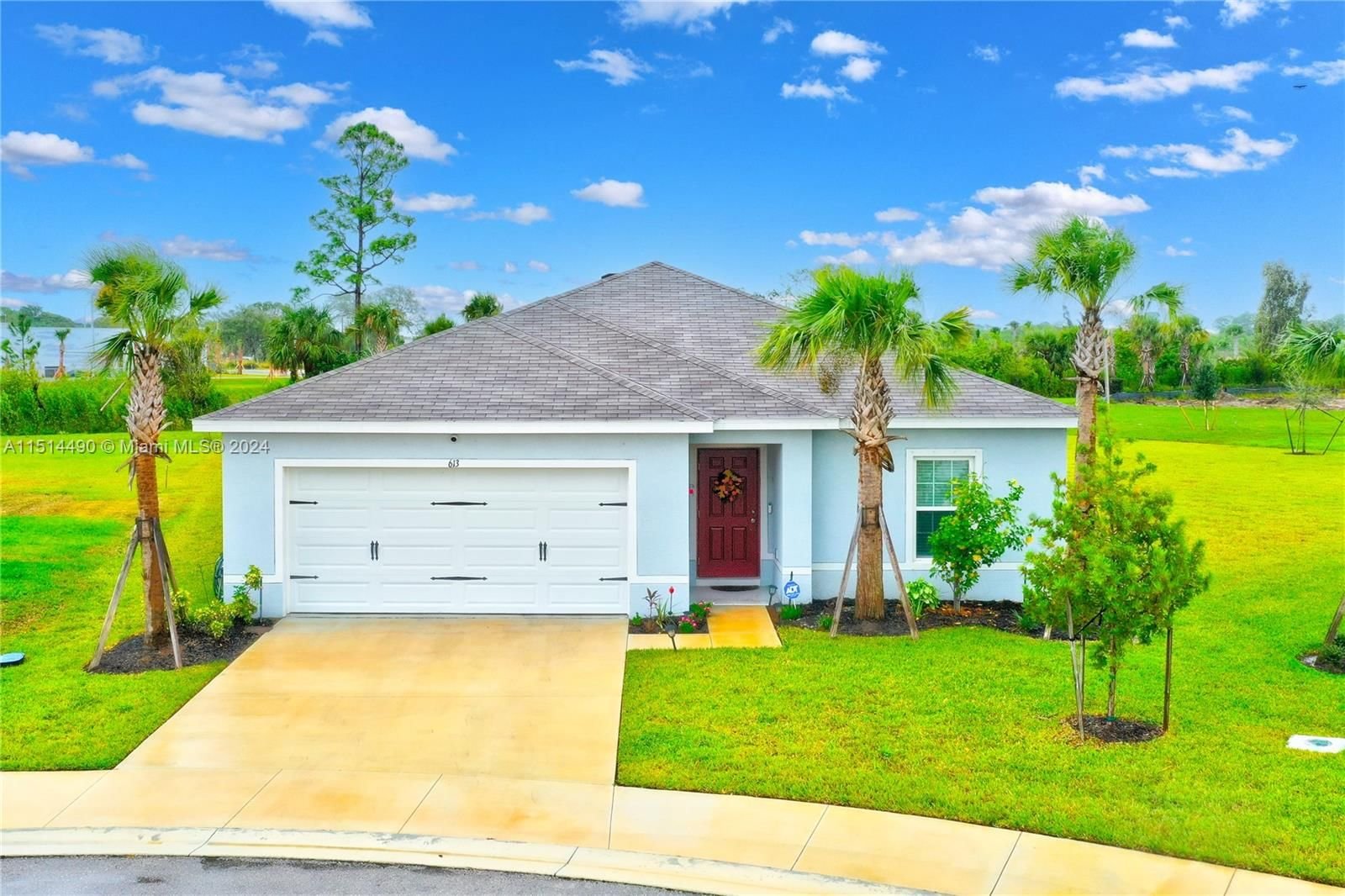 Real estate property located at 613 Lychee Lane, St Lucie County, AVALON CROSSING, Fort Pierce, FL