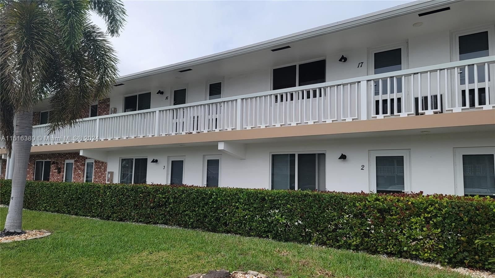Real estate property located at 750 Pine Dr #16, Broward County, PALM TERRACE APARTMENTS, Pompano Beach, FL