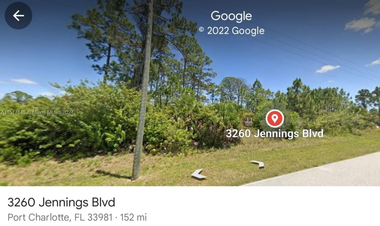 Real estate property located at 3260 JENNINGS BLVD, Charlotte County, Gulf Cove, Port Charlotte, FL