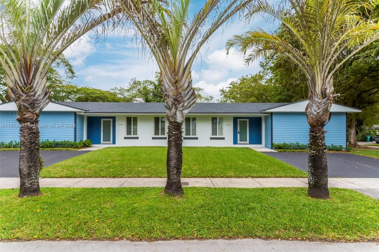 Real estate property located at 7751 106th Ter, Miami-Dade County, PALMETTO DUPLEXES ADDN NO, Pinecrest, FL