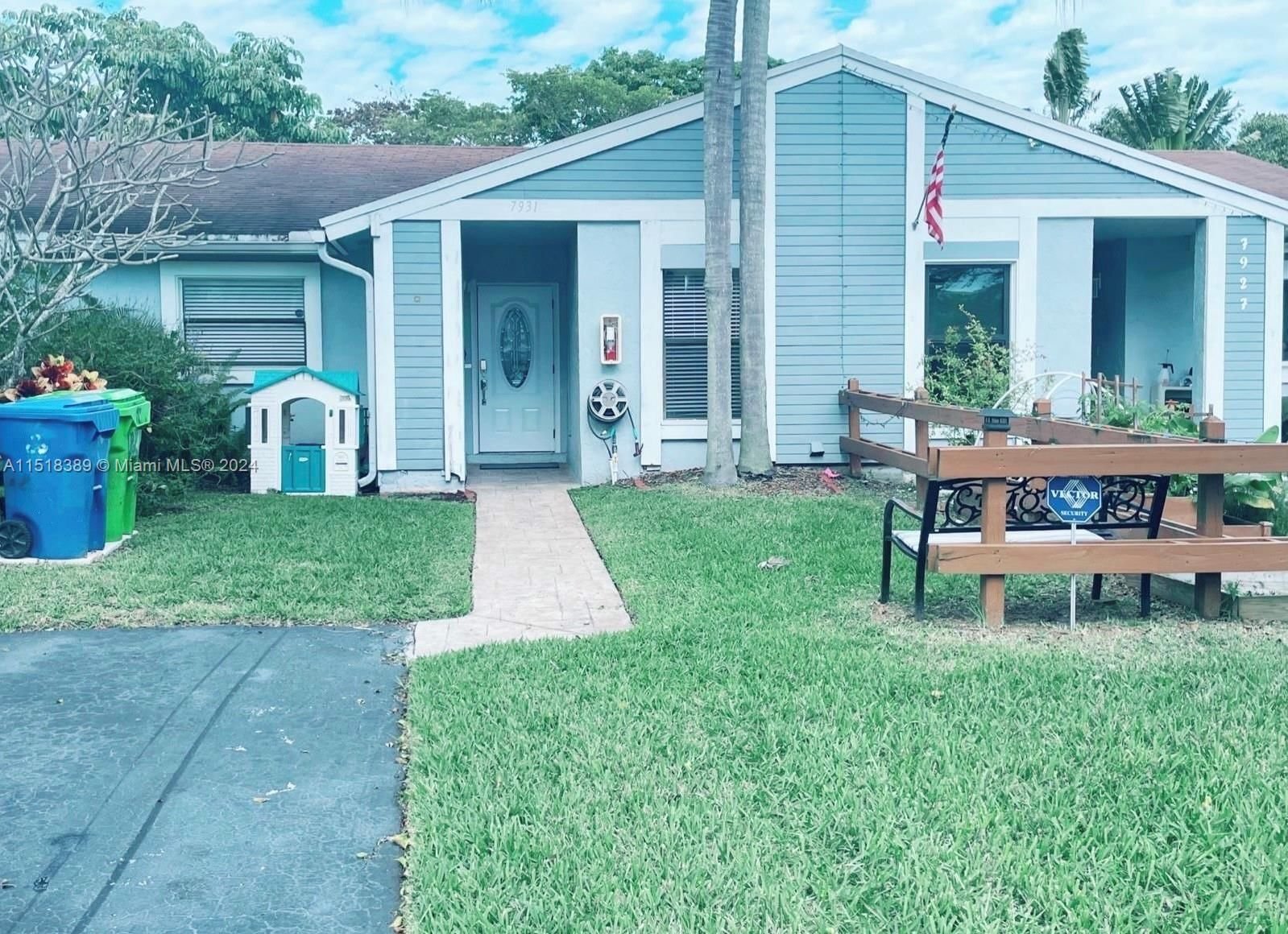 Real estate property located at 7931 41st Ct NO, Broward County, HEFTLER TOWNHOUSES AT RED, Sunrise, FL