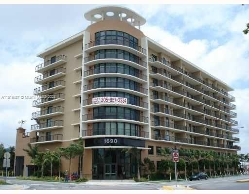 Real estate property located at 1690 27th Ave #608, Miami-Dade County, CORAL POINTE CONDO, Miami, FL