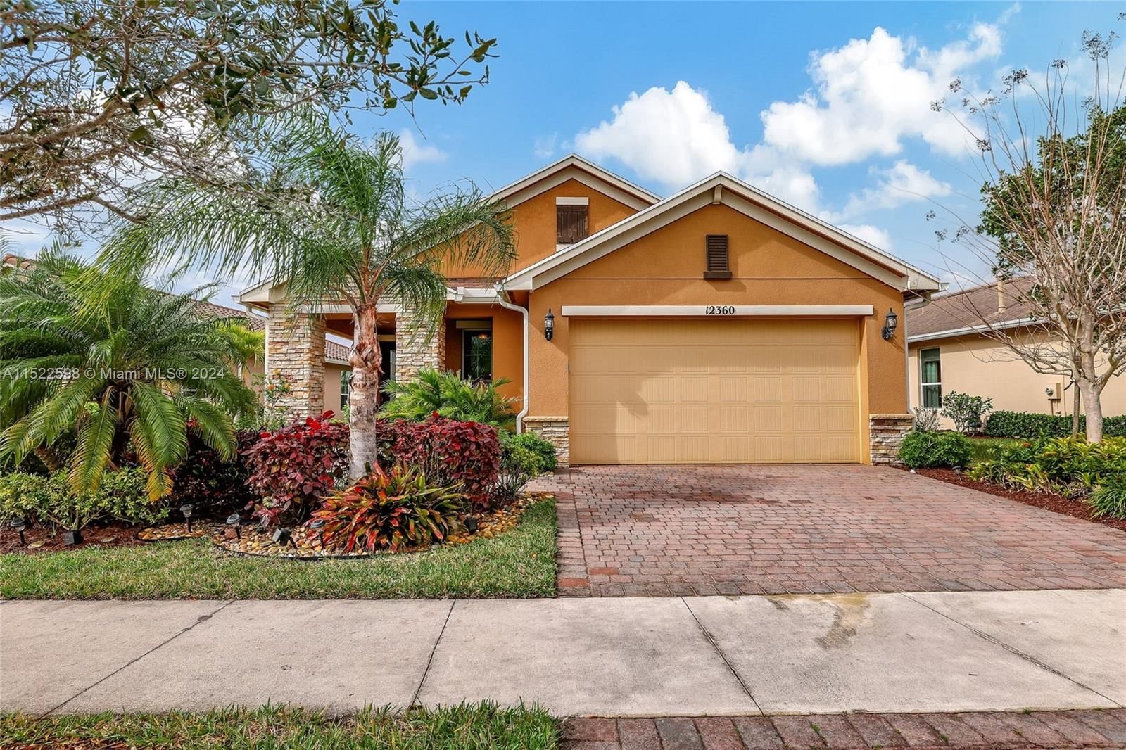Real estate property located at 12360 Weeping Willow Ave, St Lucie County, Vitalia at Tradition, Port St. Lucie, FL