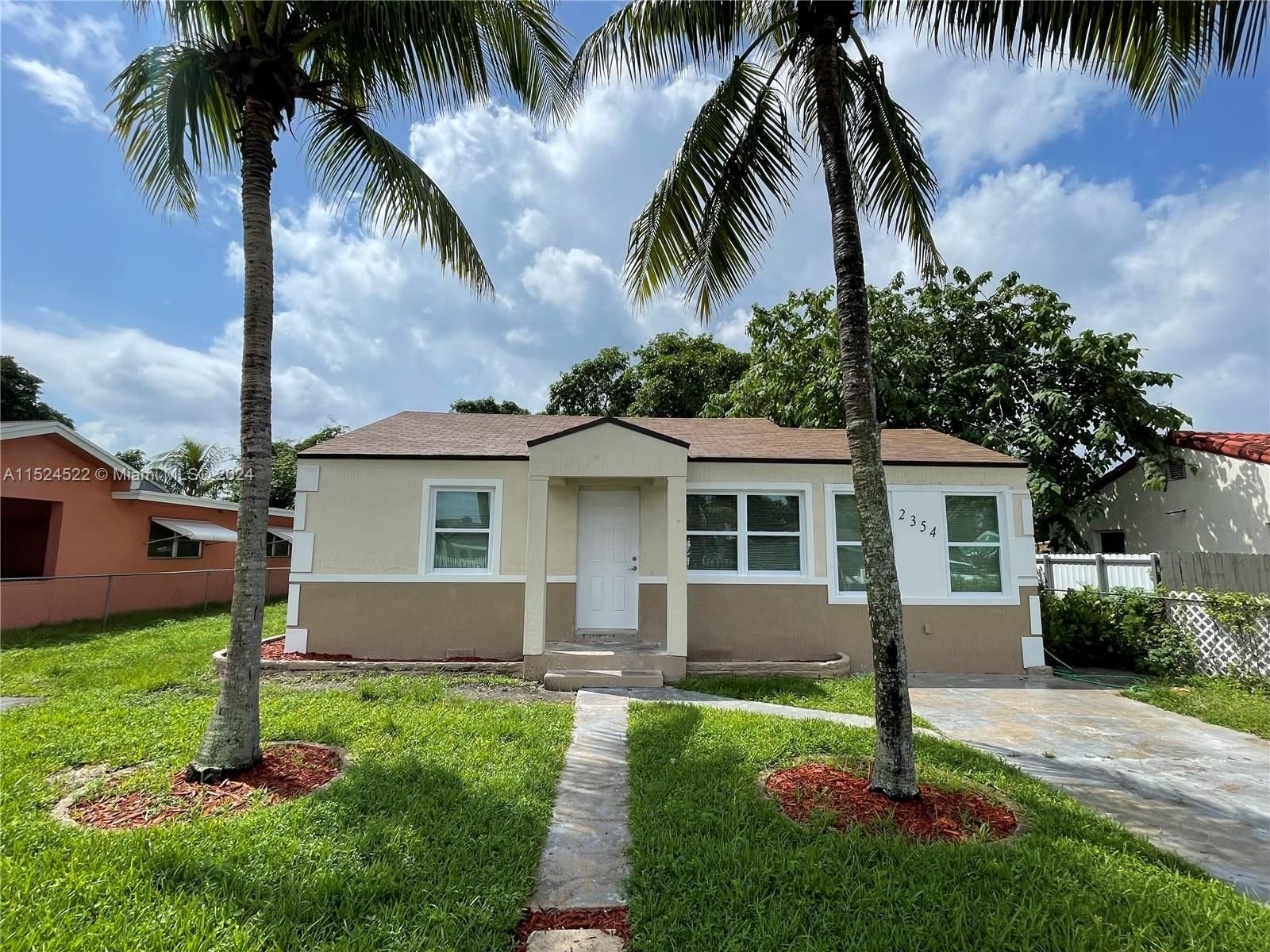 Real estate property located at 2354 85th St, Miami-Dade County, SCHOOL PK, Miami, FL
