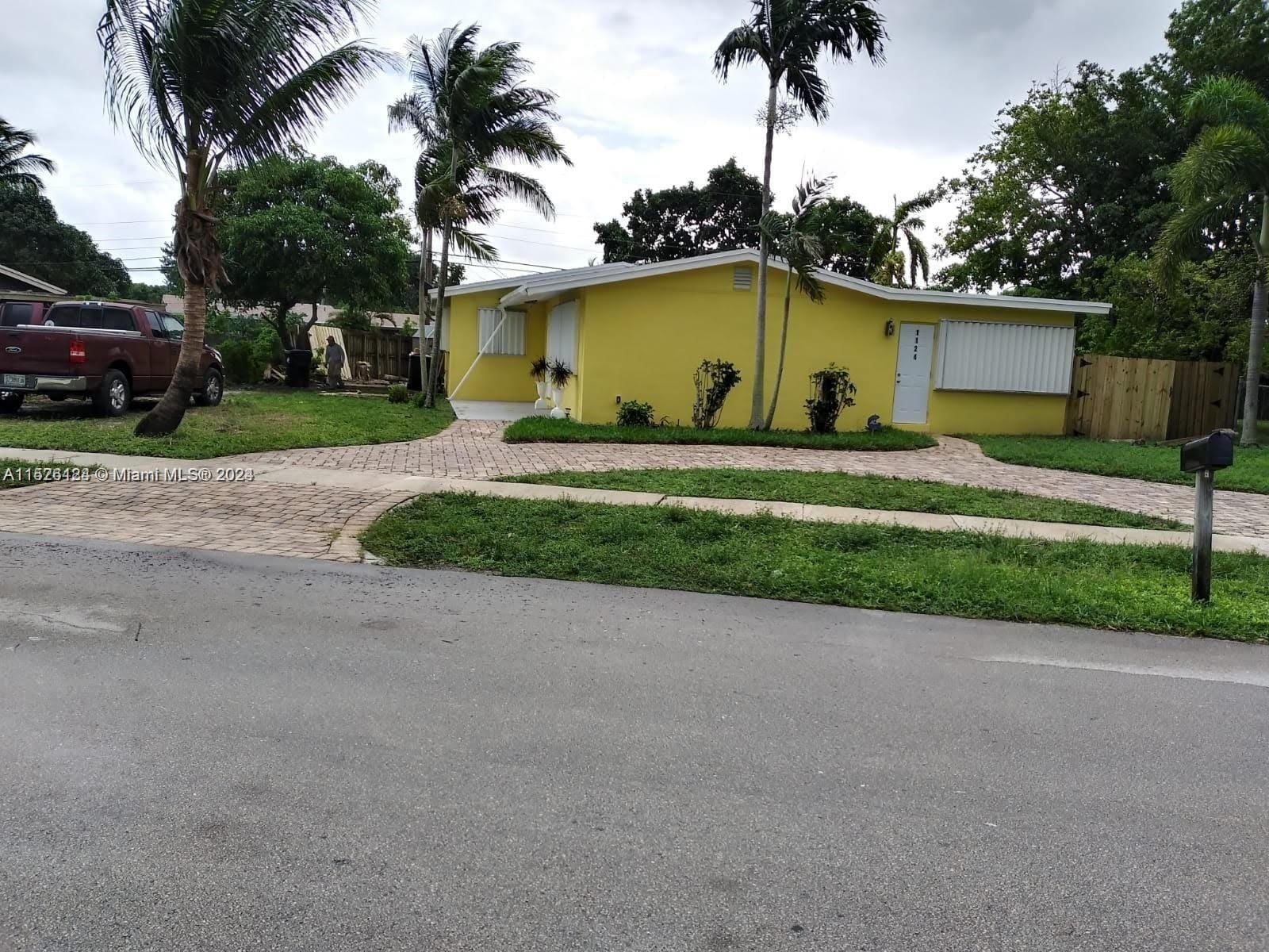 Real estate property located at 1124 18th Ct, Broward County, LAUDERDALE VILLAS, Fort Lauderdale, FL