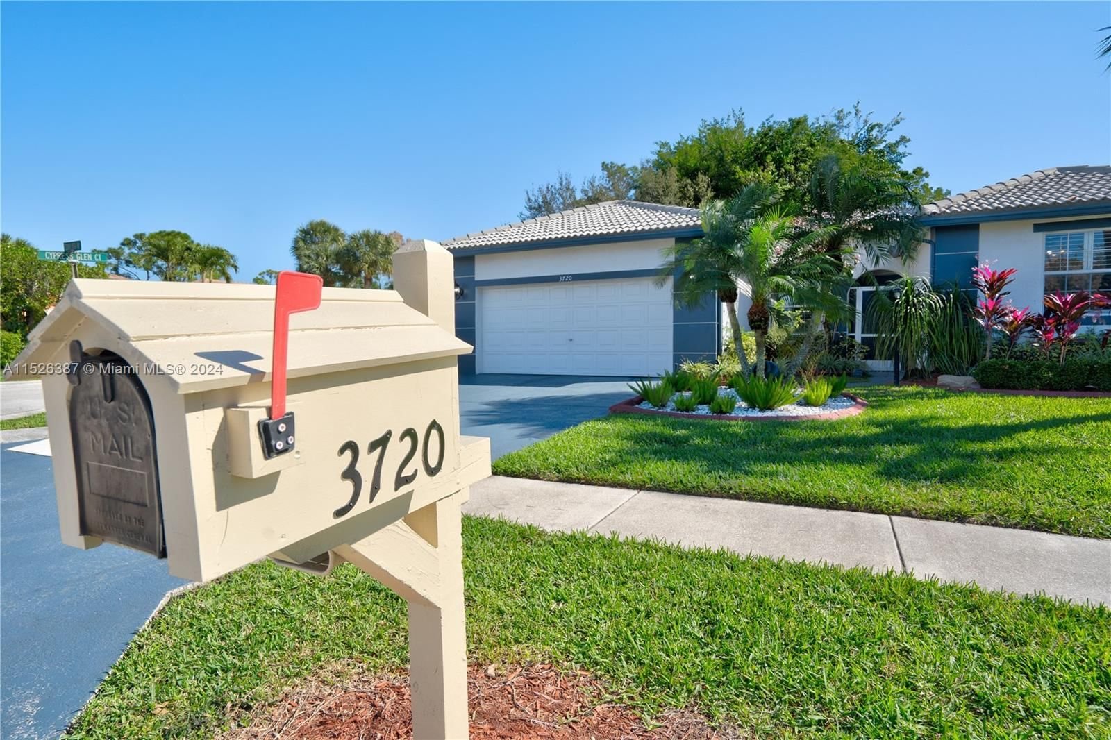 Real estate property located at 3720 Country Vista Way, Palm Beach County, CYPRESS WOODS 2, Lake Worth, FL