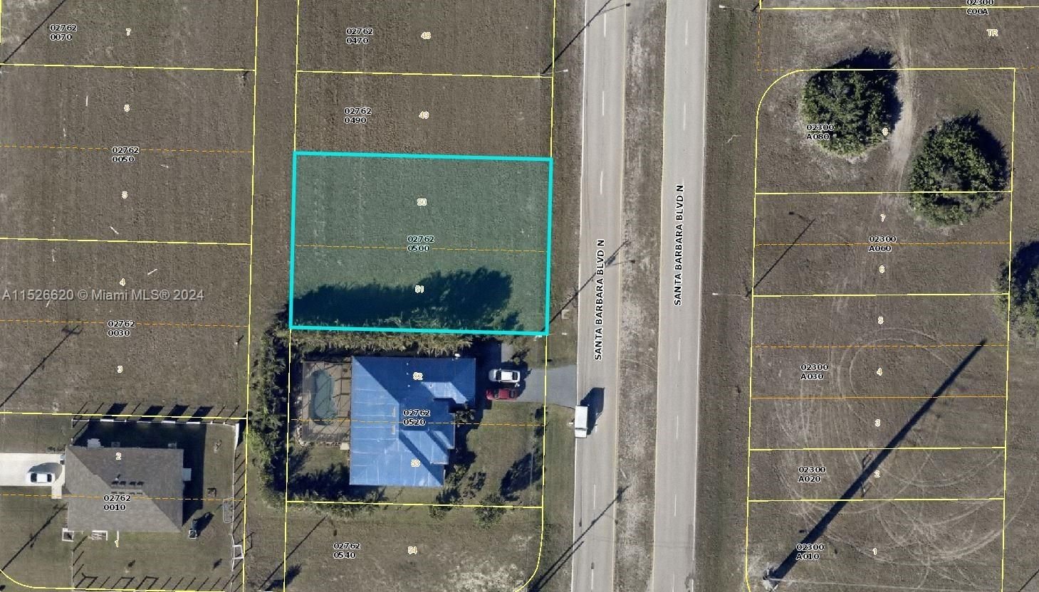 Real estate property located at 2708 Santa Barbara Blvd. N, Lee County, VACANT RESIDENTIAL, Cape Coral, FL