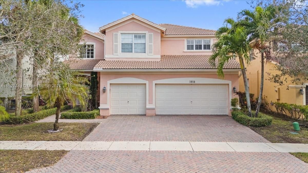 Real estate property located at 3958 Whitewater Ave, Broward County, ISLES AT WESTON, Weston, FL