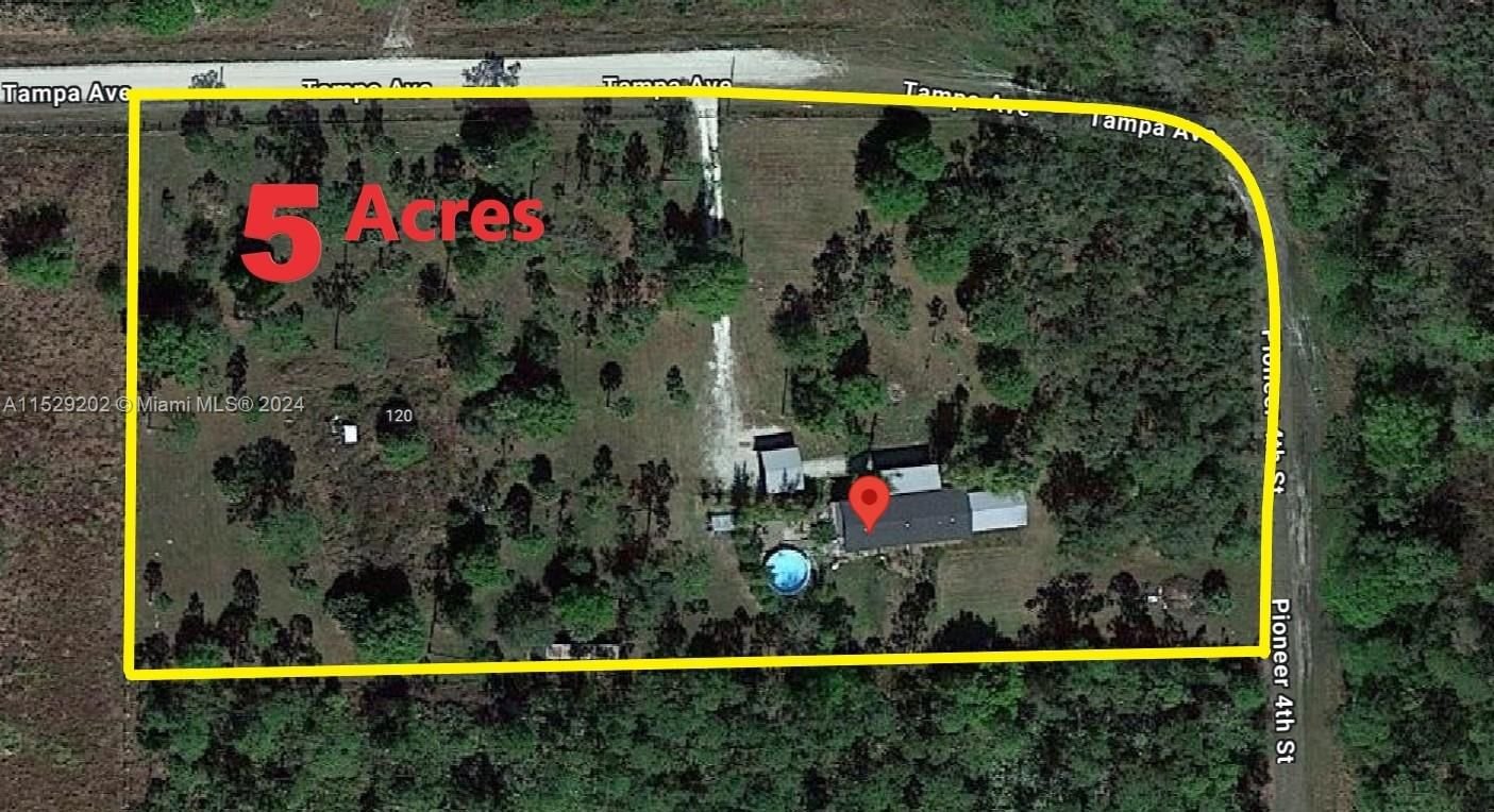 Real estate property located at 100 Tampa Ave, Hendry County, PIONEER PLANT UNREC SEC 3, Clewiston, FL