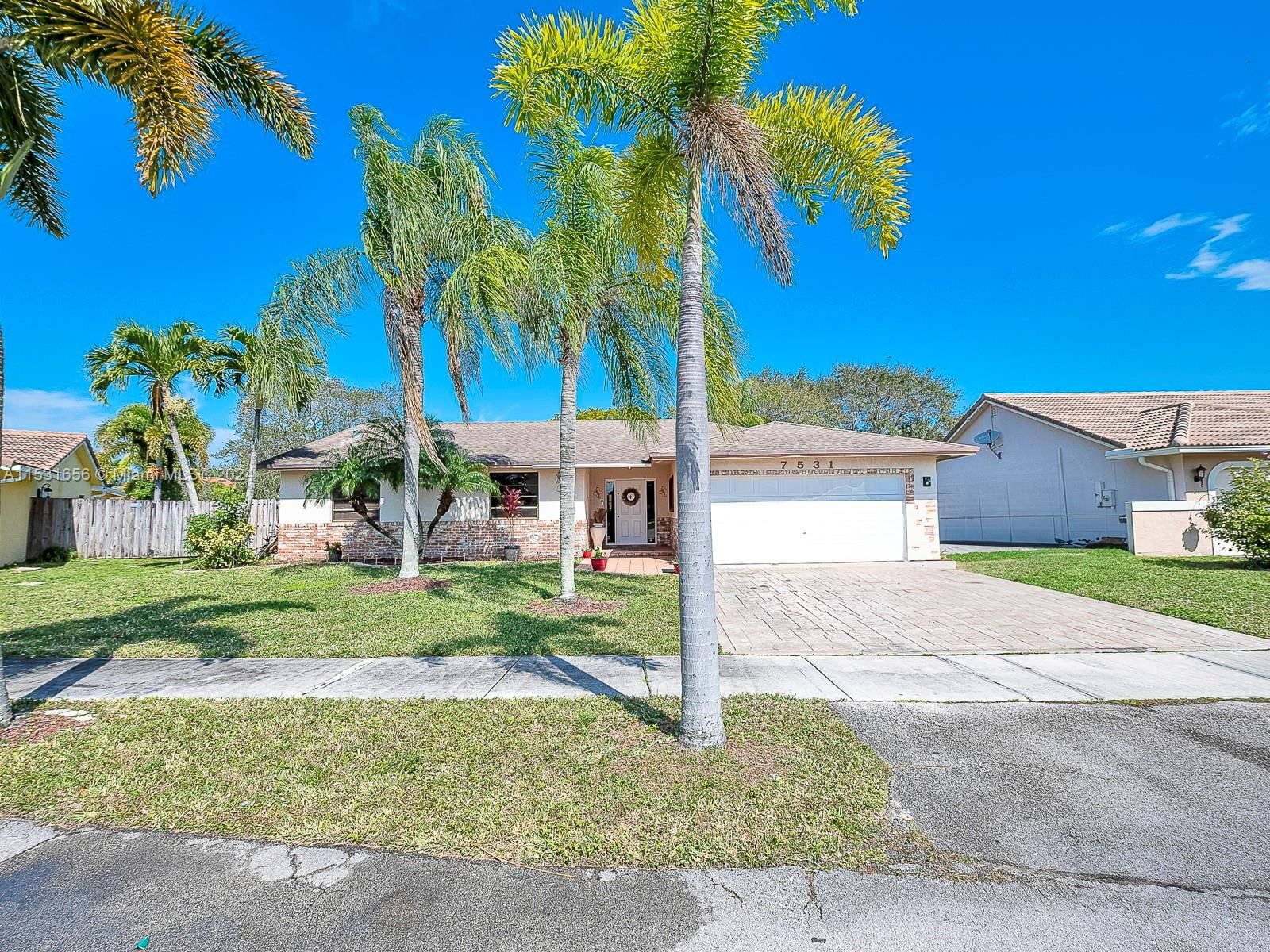 Real estate property located at 7531 23rd St, Broward County, SPRINGS GATEWAY, Margate, FL