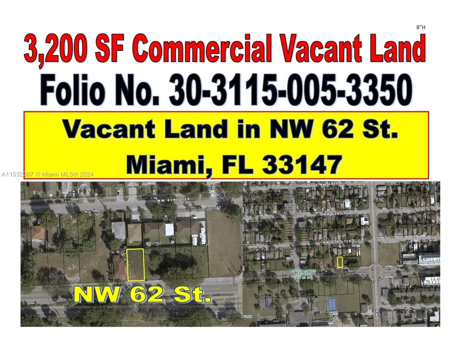 Real estate property located at NW 62 STREET, Miami-Dade County, LIBERTY CITY, Miami, FL