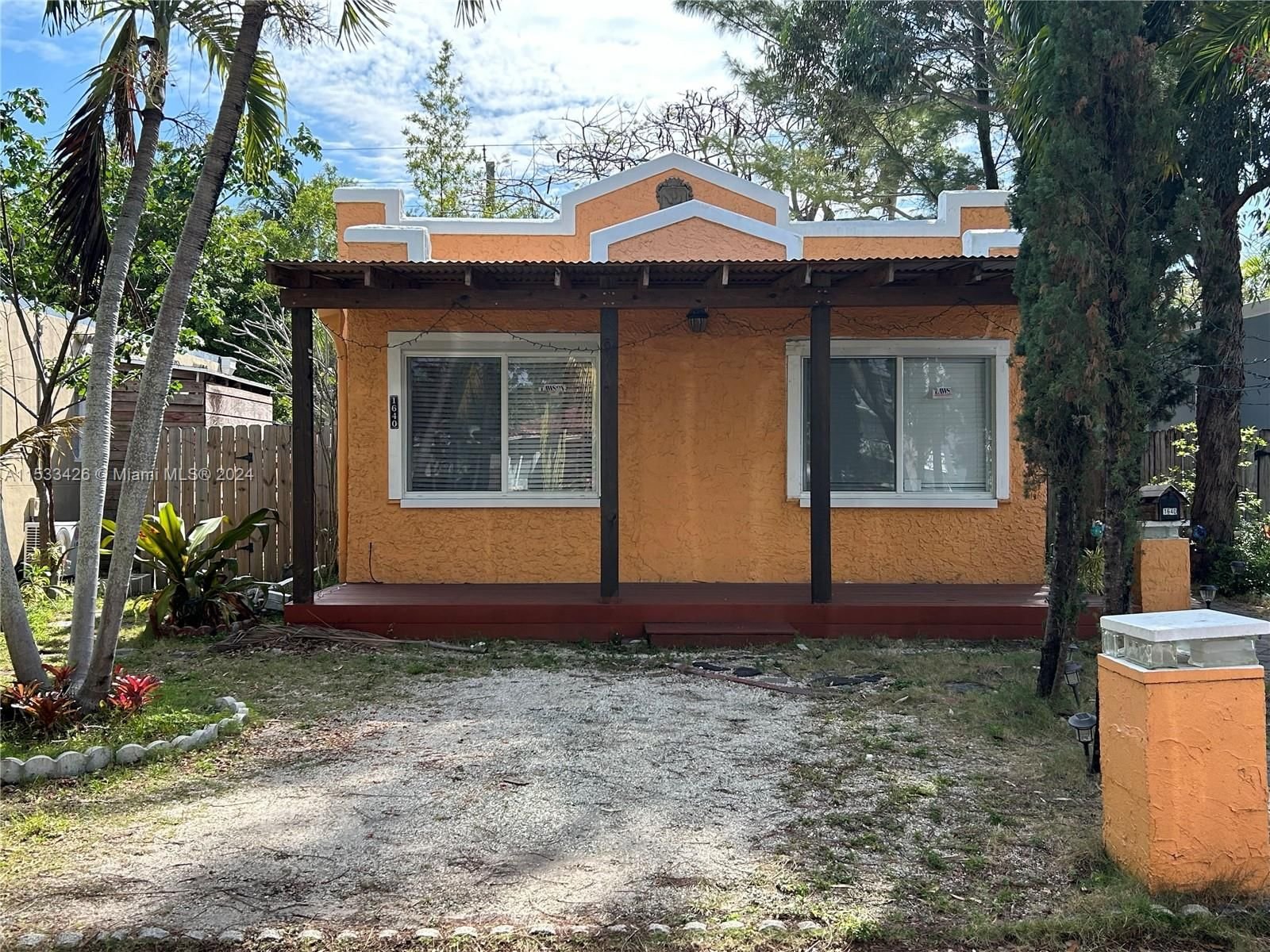 Real estate property located at 1640 Funston St, Broward County, HOLLYWOOD SOUTH SIDE ADD, Hollywood, FL