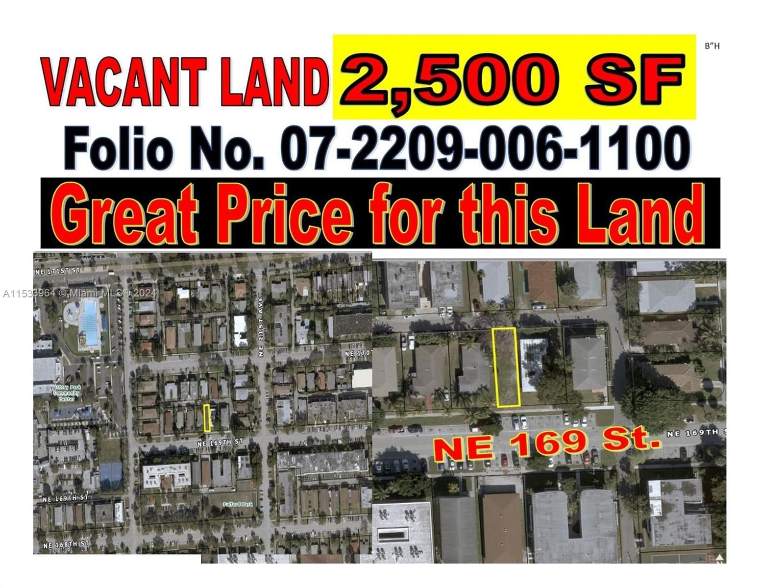 Real estate property located at NE 169 STREET, Miami-Dade County, FULFORD BY THE SEA SEC D, North Miami Beach, FL