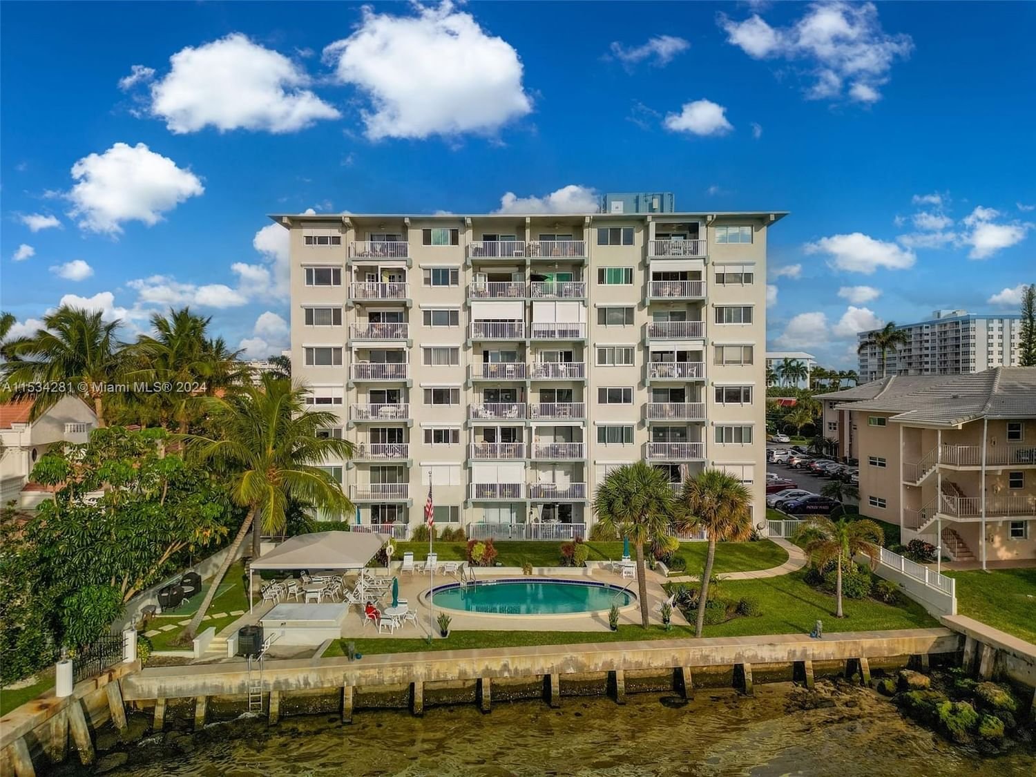 Real estate property located at 629 19th Ave #504, Broward County, INTRACOASTAL HOUSE CONDO, Deerfield Beach, FL
