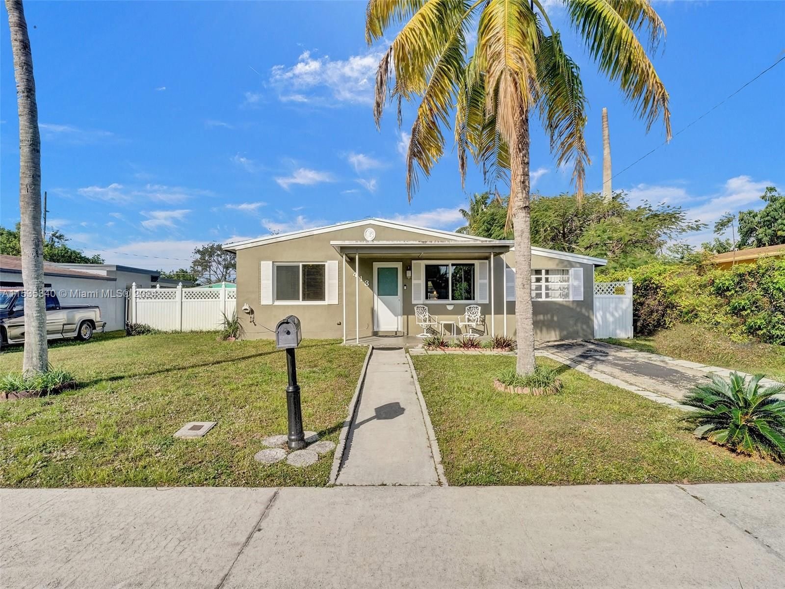 Real estate property located at 413 25th Ave, Broward County, WOODLAND PARK AMD PLAT, Fort Lauderdale, FL