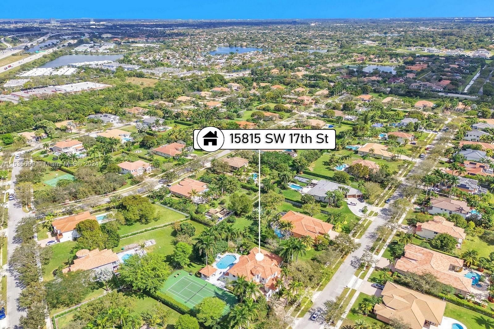 Real estate property located at 15815 17th St, Broward County, HIGHLAND RANCH ESTATES, Davie, FL