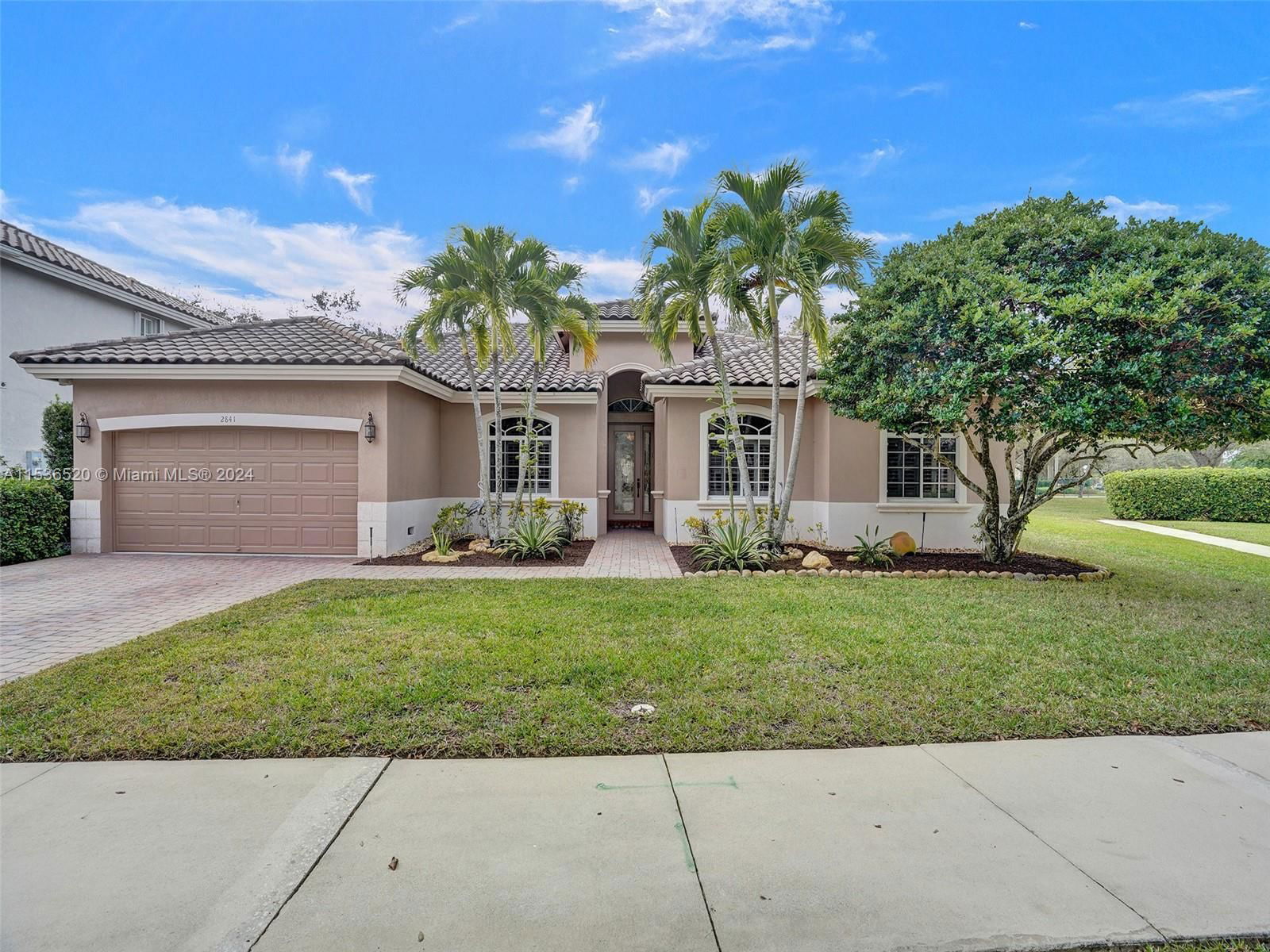 Real estate property located at 2841 Poinciana Cir, Broward County, ROCK CREEK PHASE TWO, Cooper City, FL