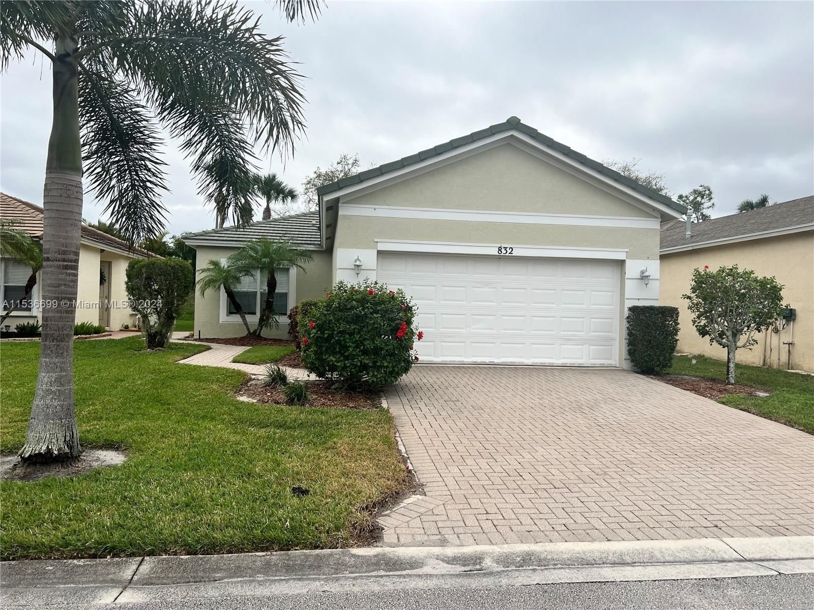 Real estate property located at 832 Rocky Bayou Ter, St Lucie County, LAKEFOREST AT ST LUCIE WE, Port St. Lucie, FL