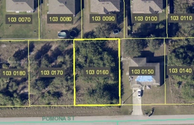 Real estate property located at 353 Pomona St, Lee County, N/A, Lehigh Acres, FL