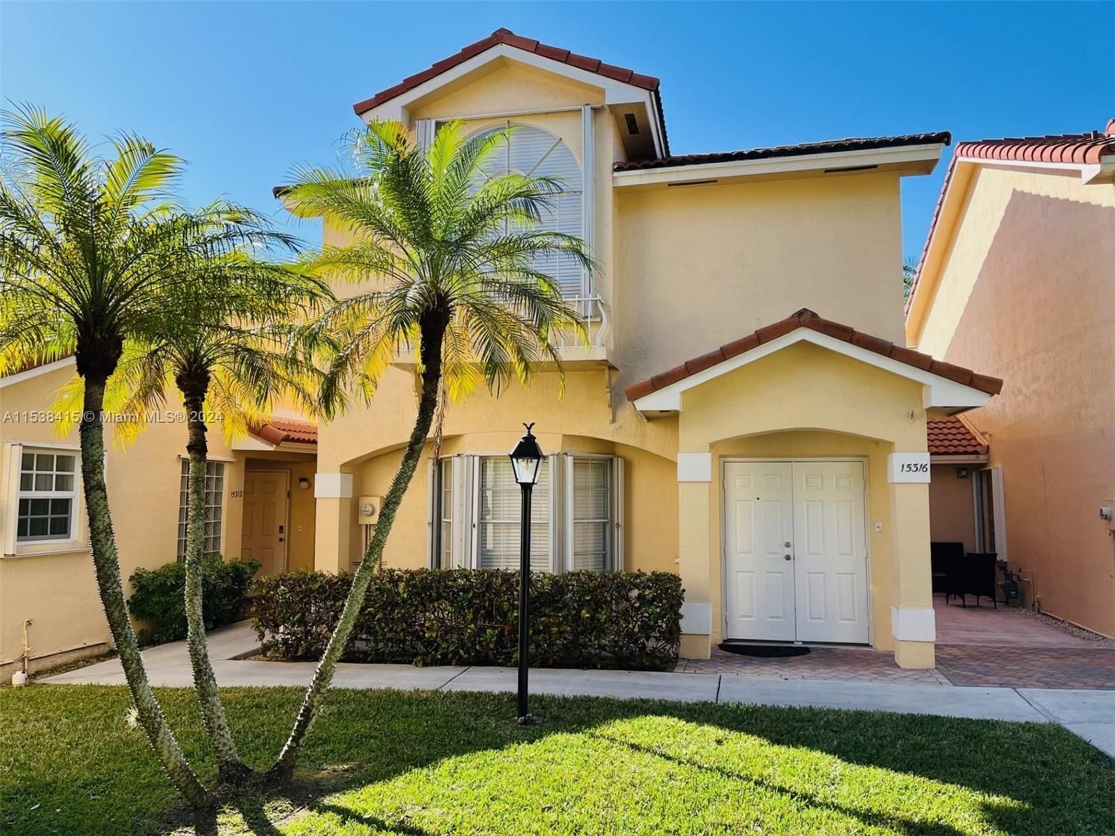 Real estate property located at 15316 111th St, Miami-Dade County, JASMINE AT THE HAMMOCKS 1, Miami, FL