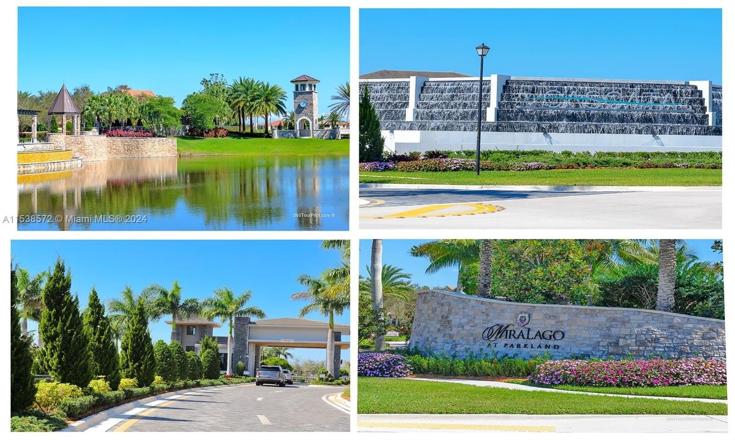 Real estate property located at 8449 Lakeview Trl, Broward County, Town Parc at Miralago, Parkland, FL