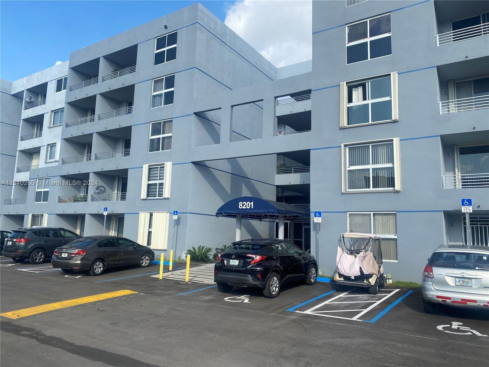 Real estate property located at 8201 8th St #1-205, Miami-Dade, PALM COURT OF MIAMI CONDO, Miami, FL