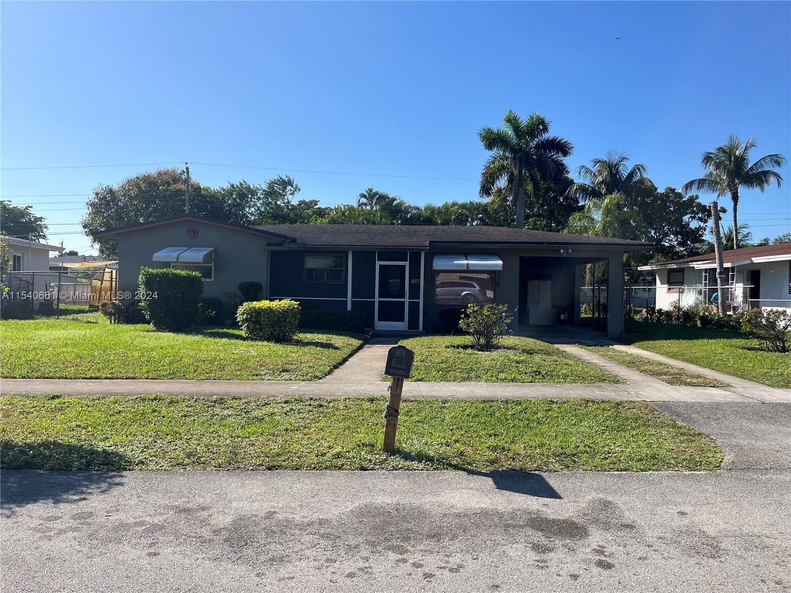 Real estate property located at 3450 3rd St, Broward County, WESTGATE, Lauderhill, FL