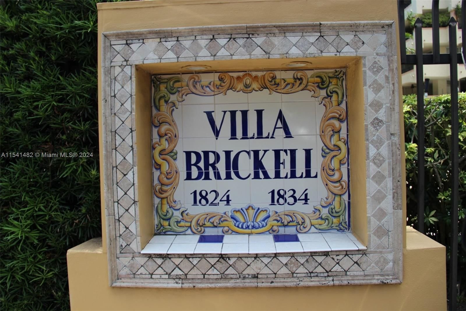 Real estate property located at 1834 Brickell Ave #22, Miami-Dade County, VILLA BRICKELL CONDO, Miami, FL