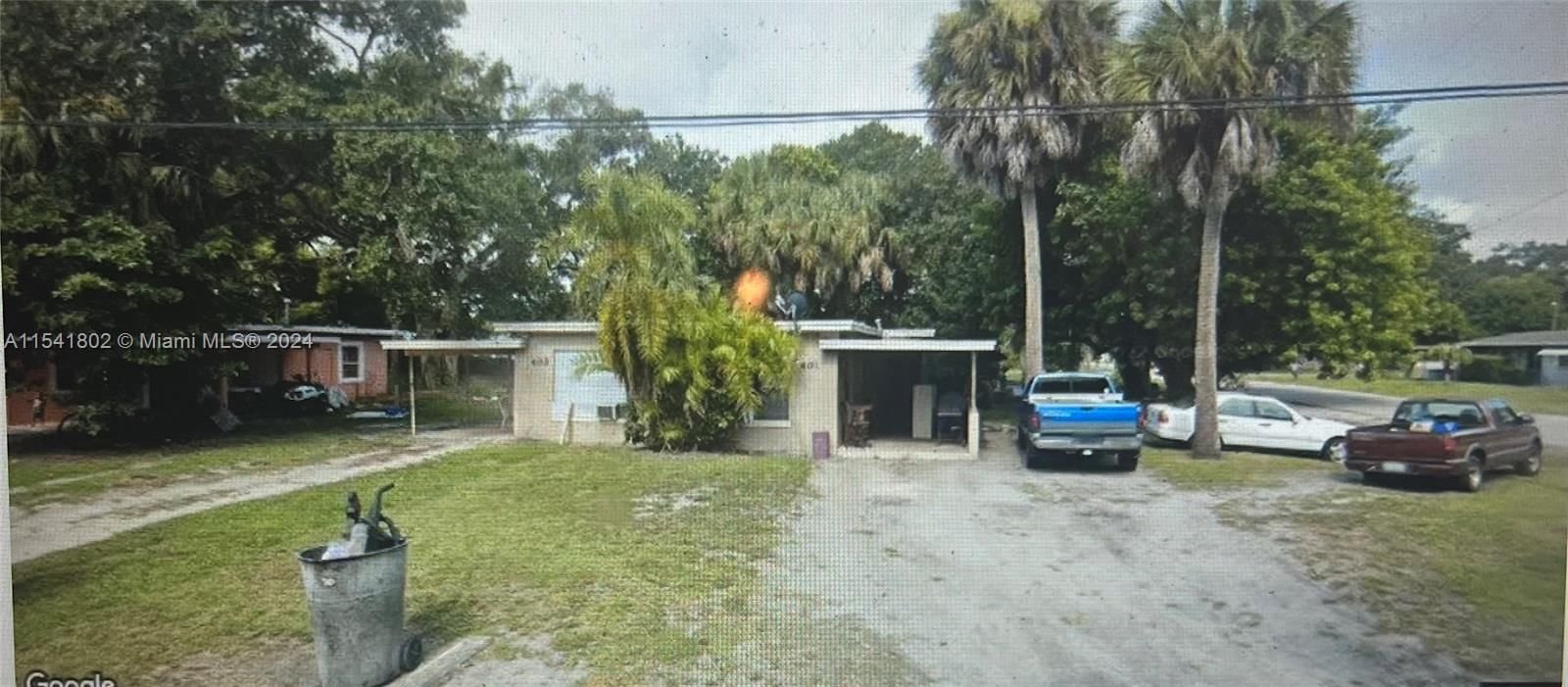 Real estate property located at 401-403 14th St, St Lucie County, COBB'S PARK TERRACE, Fort Pierce, FL