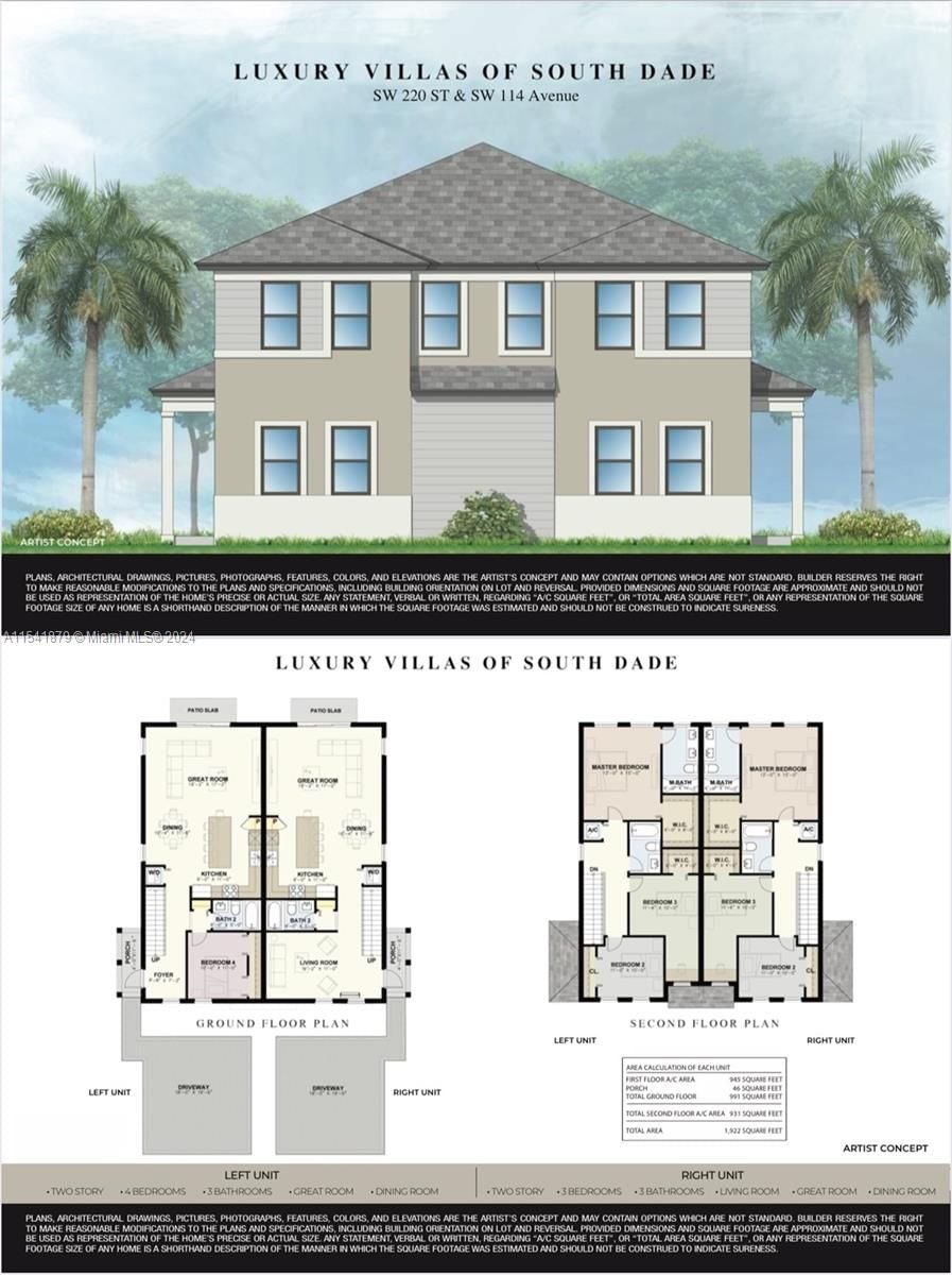 Real estate property located at 22021 114 ave #22021, Miami-Dade County, Luxury Villas, Miami, FL