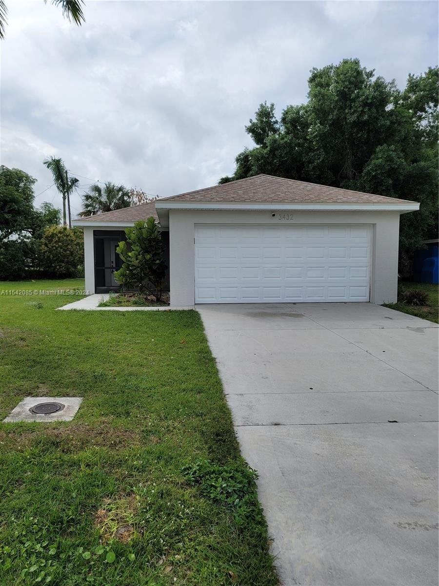 Real estate property located at 3432 Lantana St, Lee County, Brookhill, Fort Myers, FL