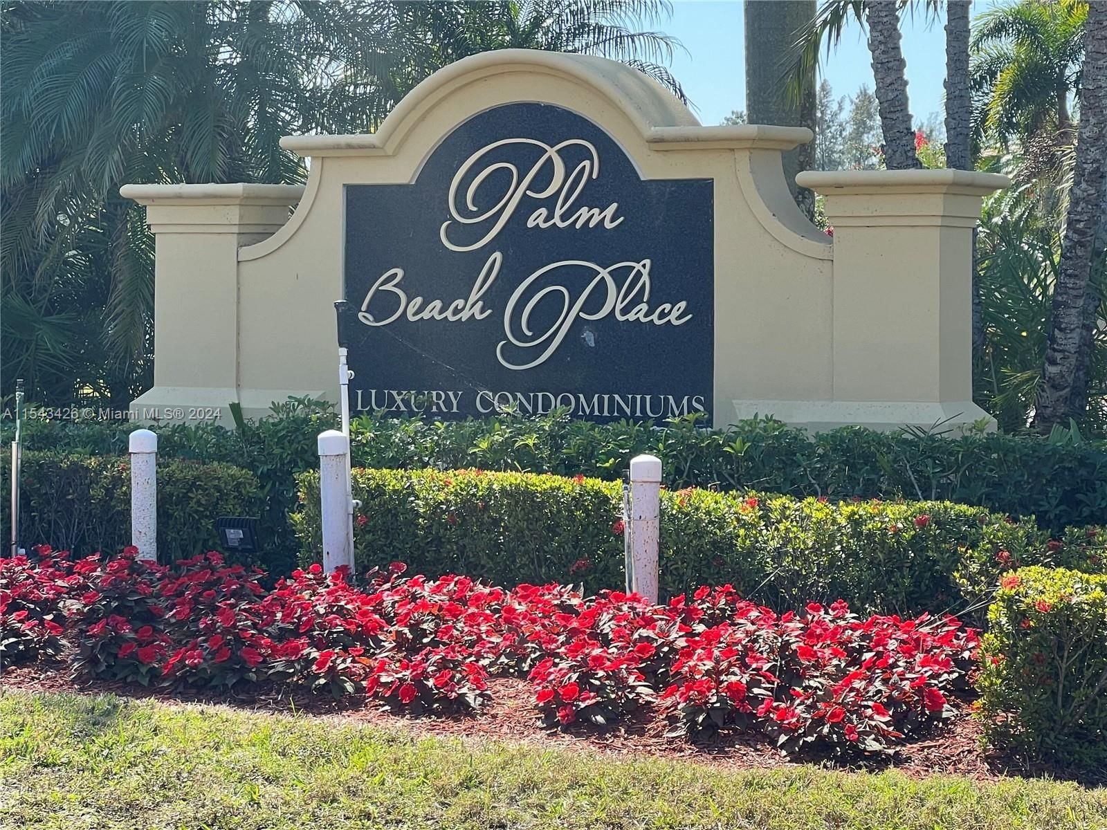 Real estate property located at 1461 Windorah Way A, Palm Beach County, PALM BEACH PLACE CONDO, West Palm Beach, FL