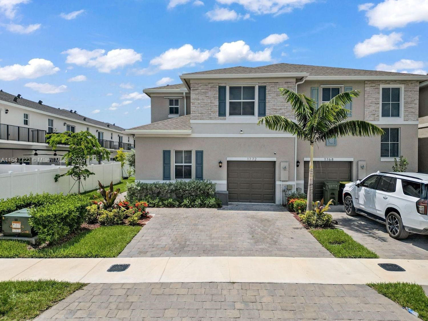 Real estate property located at 1772 8TH TER, Miami-Dade County, CEDAR AT KEYS GATE, Homestead, FL