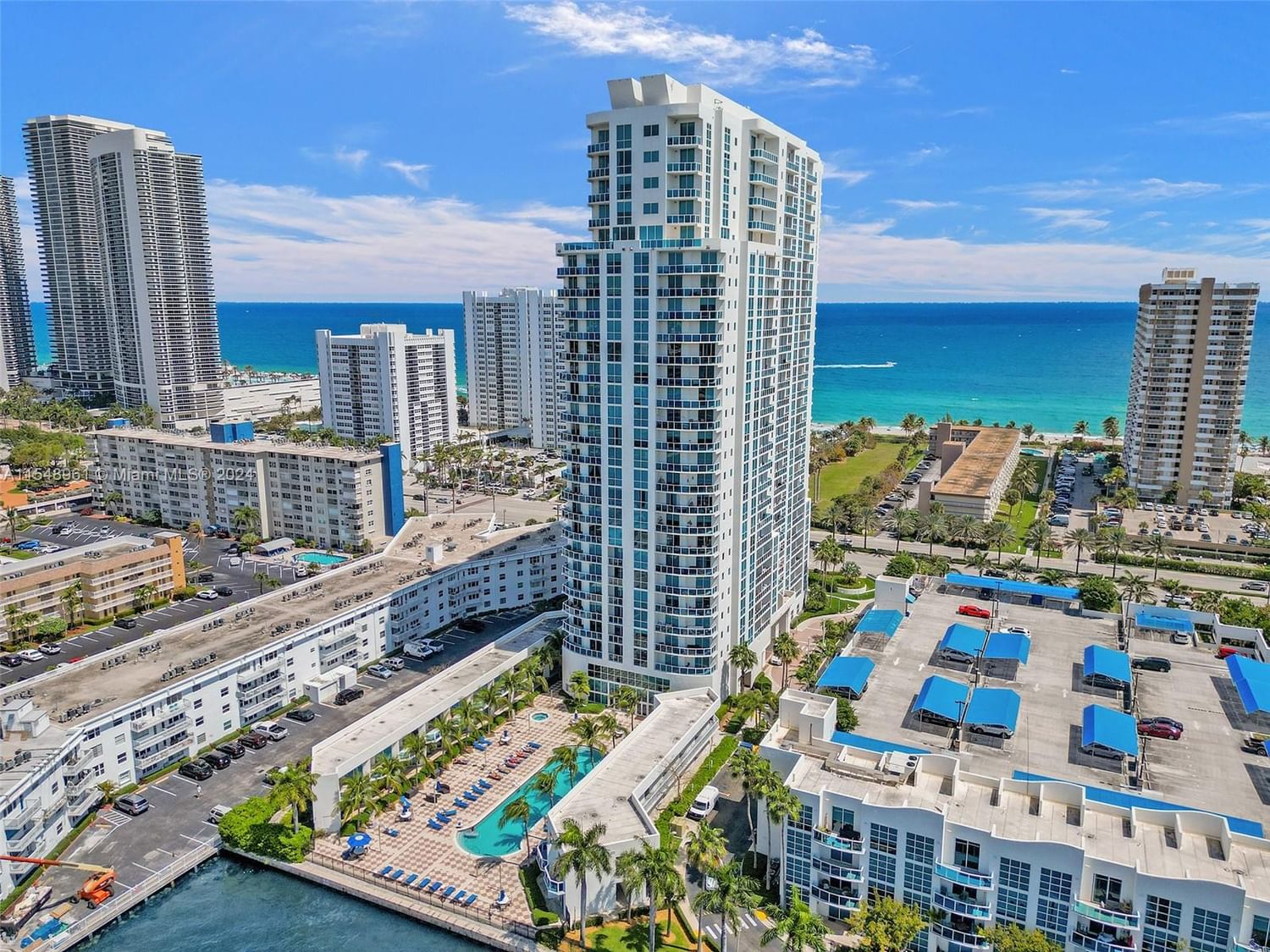 Real estate property located at 1945 Ocean Dr #1601, Broward County, OCEAN MARINE YACHT CLUB C, Hallandale Beach, FL