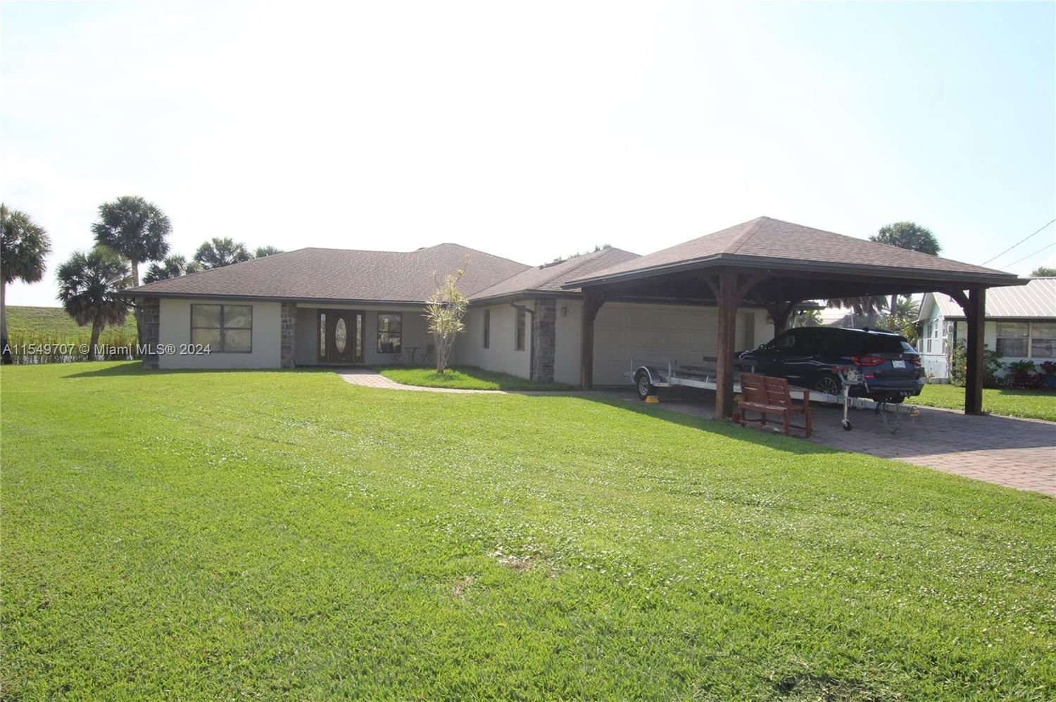 Real estate property located at 1122 Oak Street, Glades County, Buckhead Ridge, Bulkhead Ridge, FL
