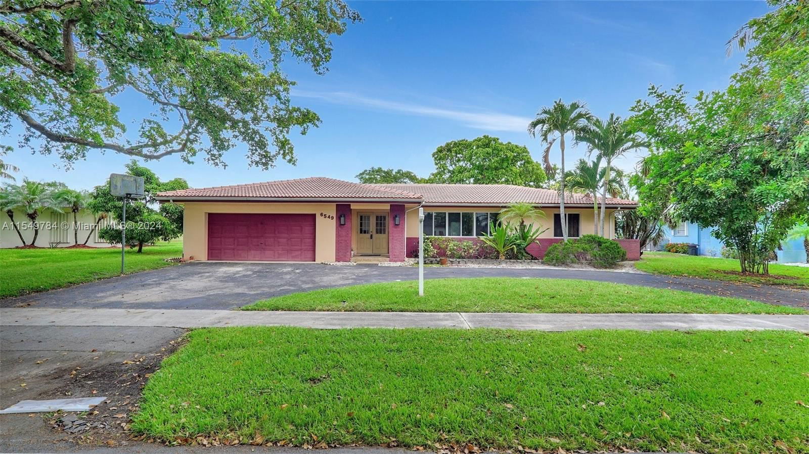 Real estate property located at 6549 20th Ct, Broward County, LAKEVIEW ESTATES SEC 2, Plantation, FL