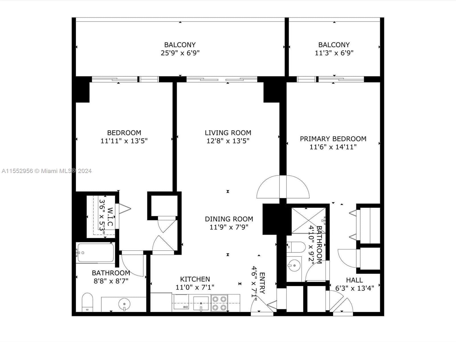 Real estate property located at 2602 Hallandale Beach Blvd R2906, Broward, Beachwalk Condominium, Hallandale Beach, FL