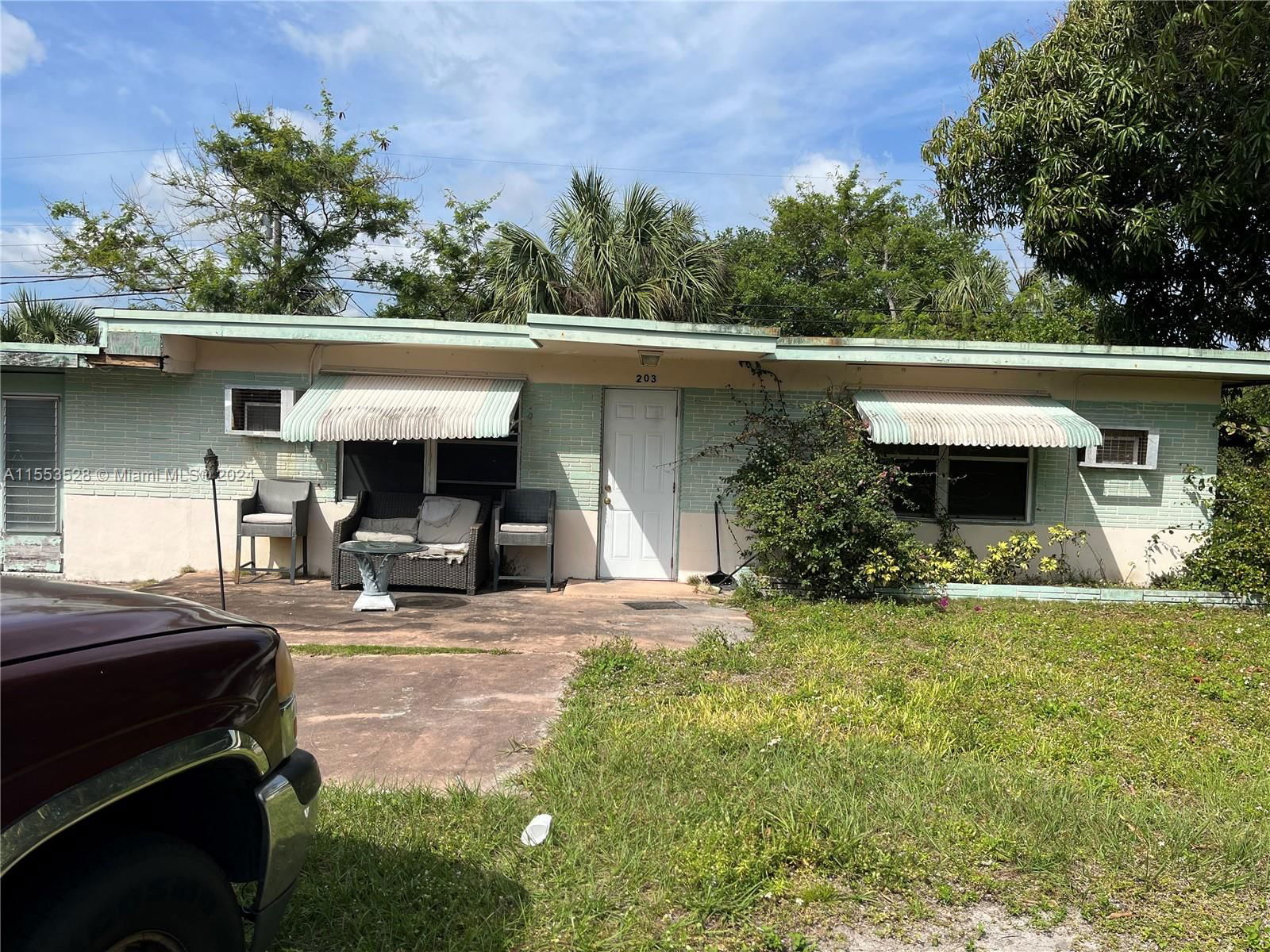 Real estate property located at 203 27th Ter, Broward County, BROWARD PARK, Fort Lauderdale, FL