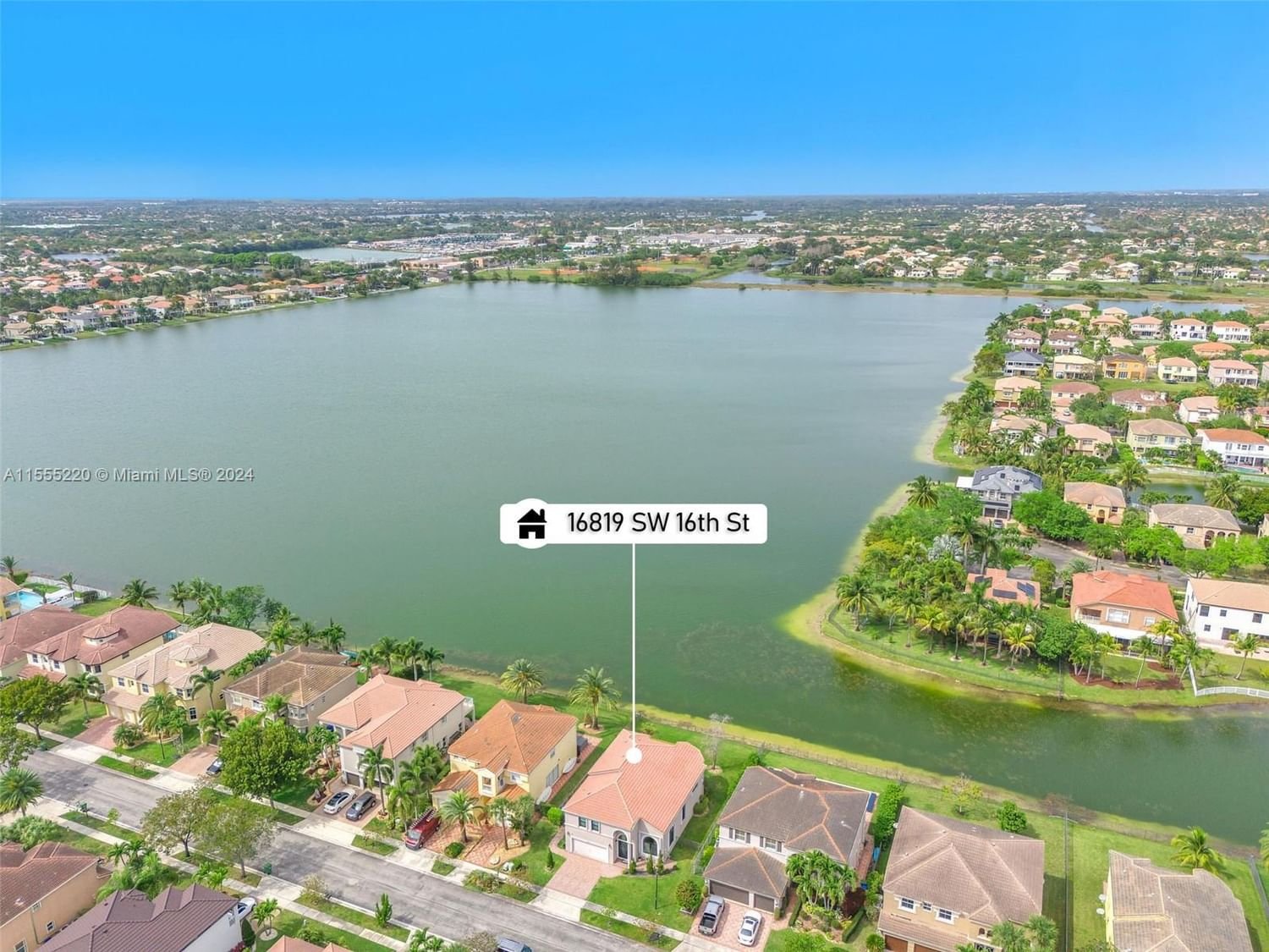 Real estate property located at 16819 16th St, Broward County, Lido Isles, Pembroke Pines, FL