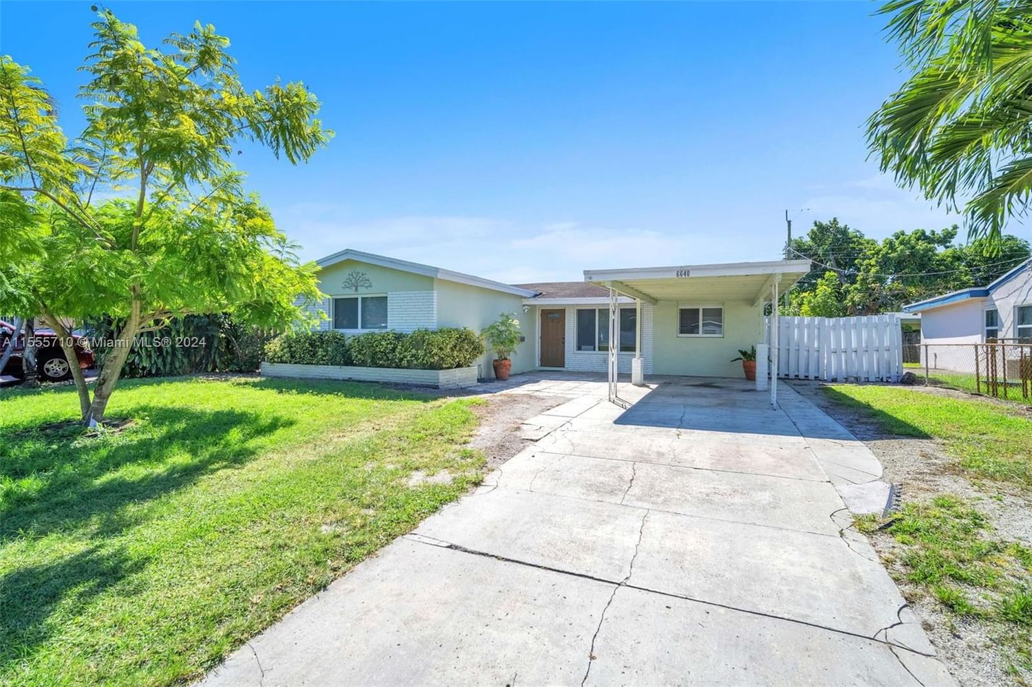 Real estate property located at 6640 Evans St, Broward County, PALM LANE VILLA NO 5, Hollywood, FL