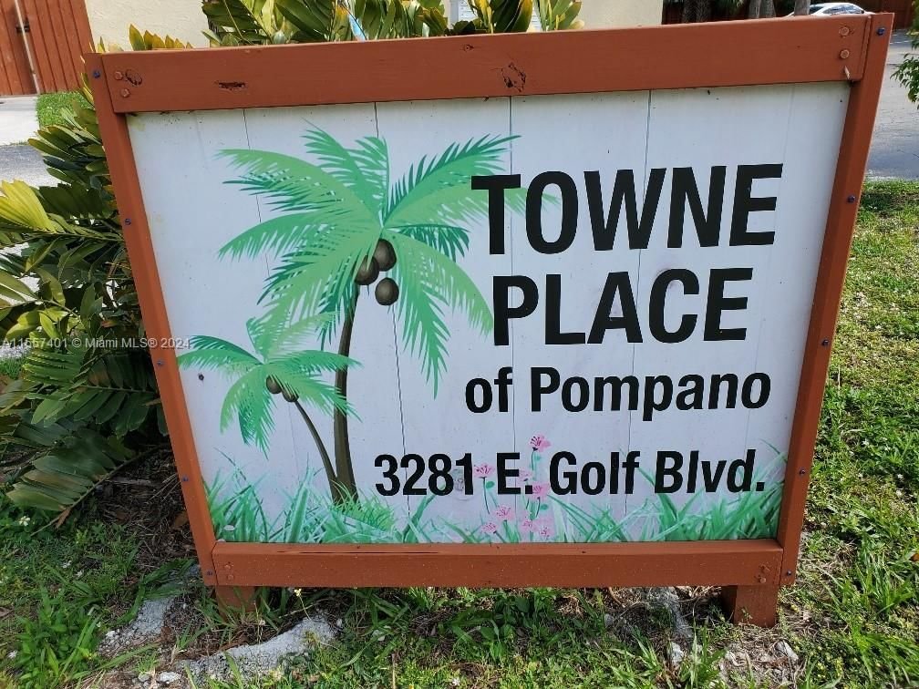Real estate property located at 3281 Golf Blvd #3, Broward County, TRIANGLE PROPERTY, Pompano Beach, FL