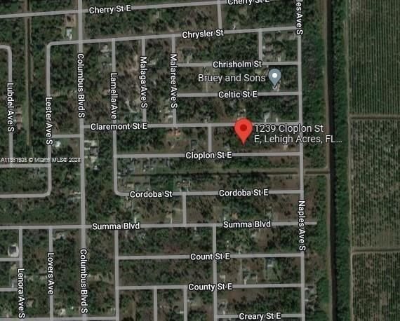 Real estate property located at 1239 CLOPLON ST E, Lee County, LEHIGH ACRES UNIT 8, Lehigh Acres, FL