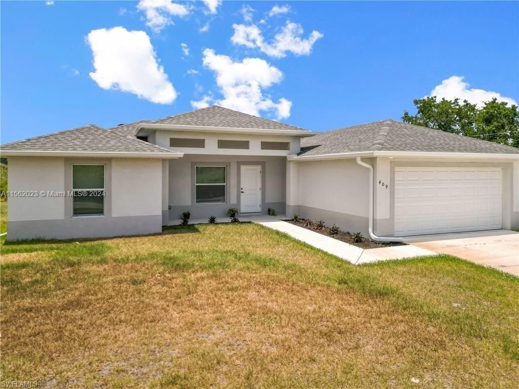 Real estate property located at 409 Moore Ave, Lee County, Lehigh Acres, Lehigh Acres, FL