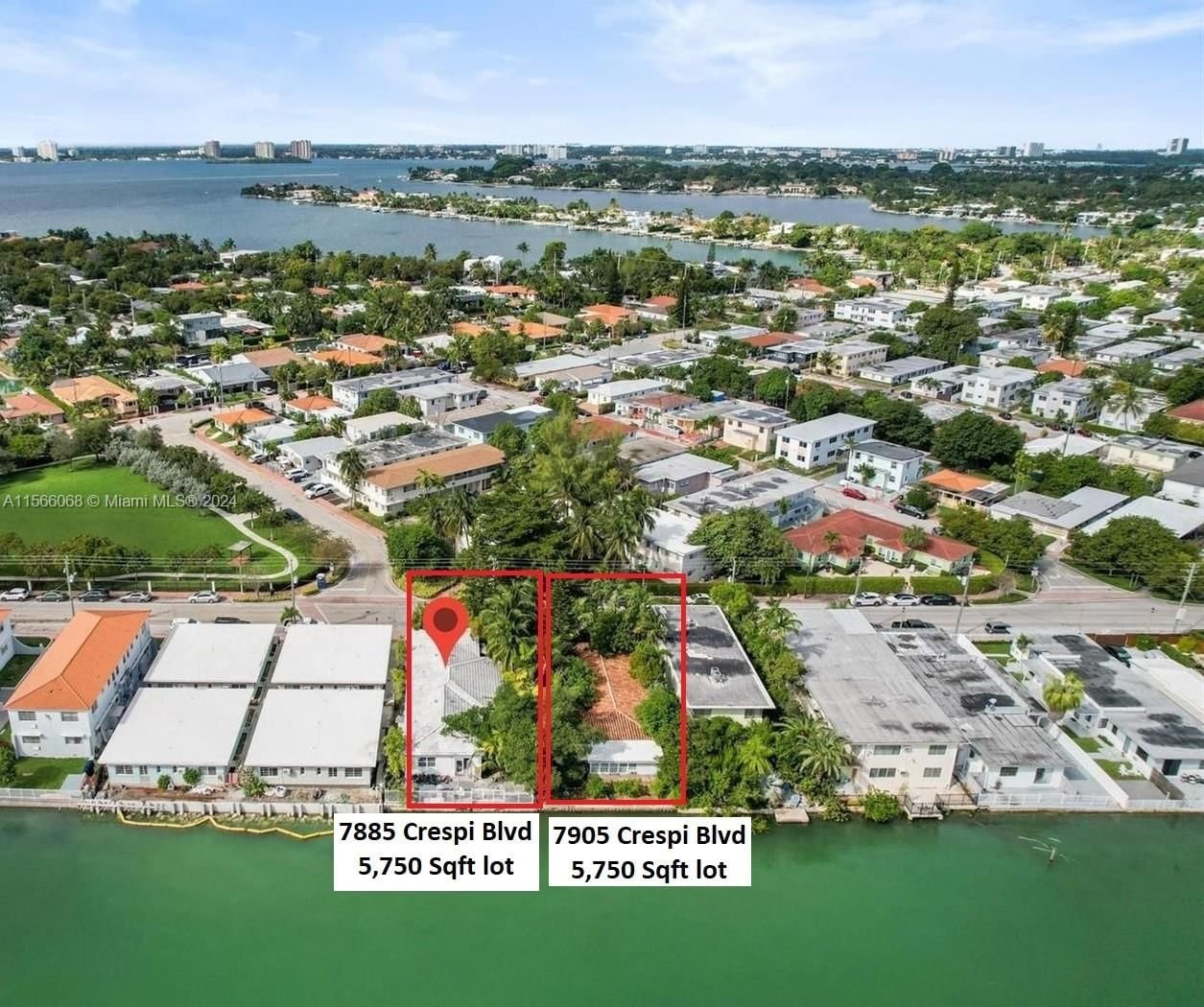 Real estate property located at 7885 Crespi Blvd, Miami-Dade County, BISCAYNE BCH SUB, Miami Beach, FL