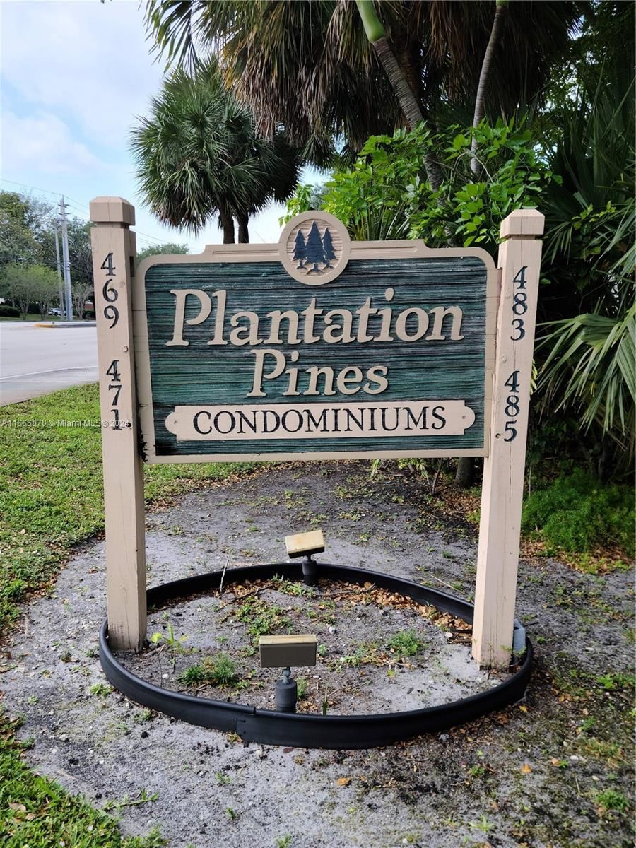 Real estate property located at 469 Pine Island Rd B107, Broward County, PLANTATION PINES PHASE 1, Plantation, FL