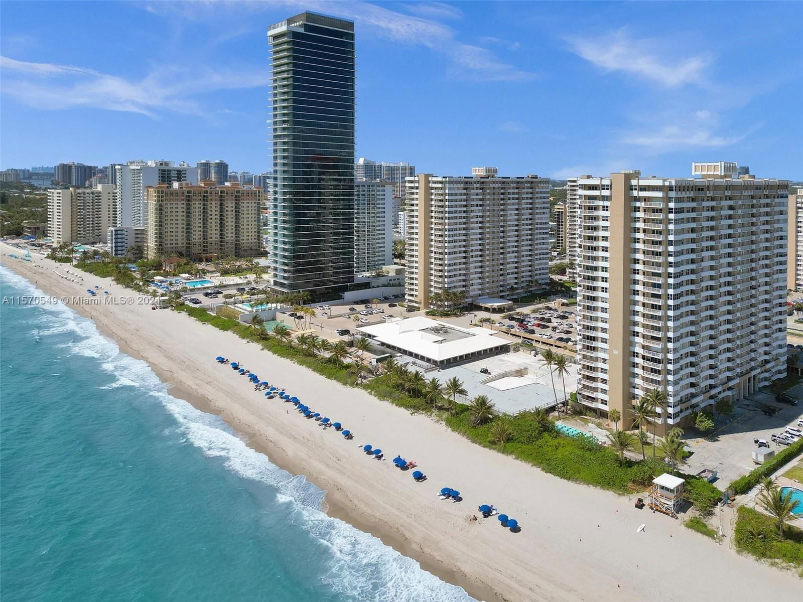 Real estate property located at 1950 Ocean Dr #6E, Broward, HEMISPHERES CONDO, Hallandale Beach, FL