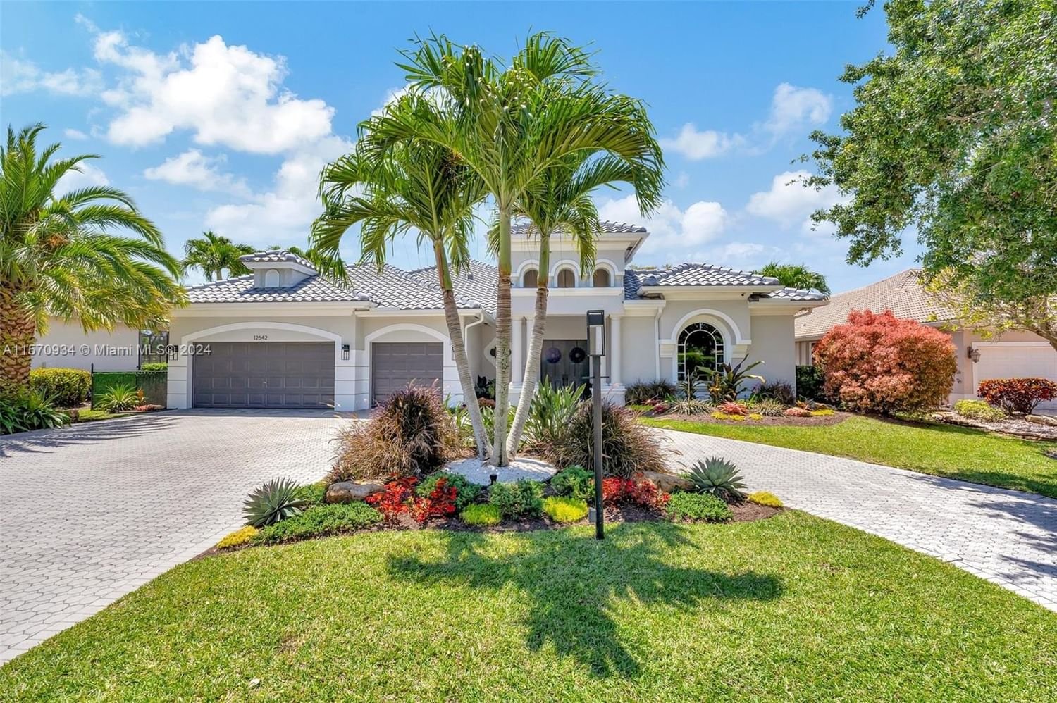 Real estate property located at 12642 68th Dr, Broward County, HERON BAY SEVEN & EIGHT, Parkland, FL