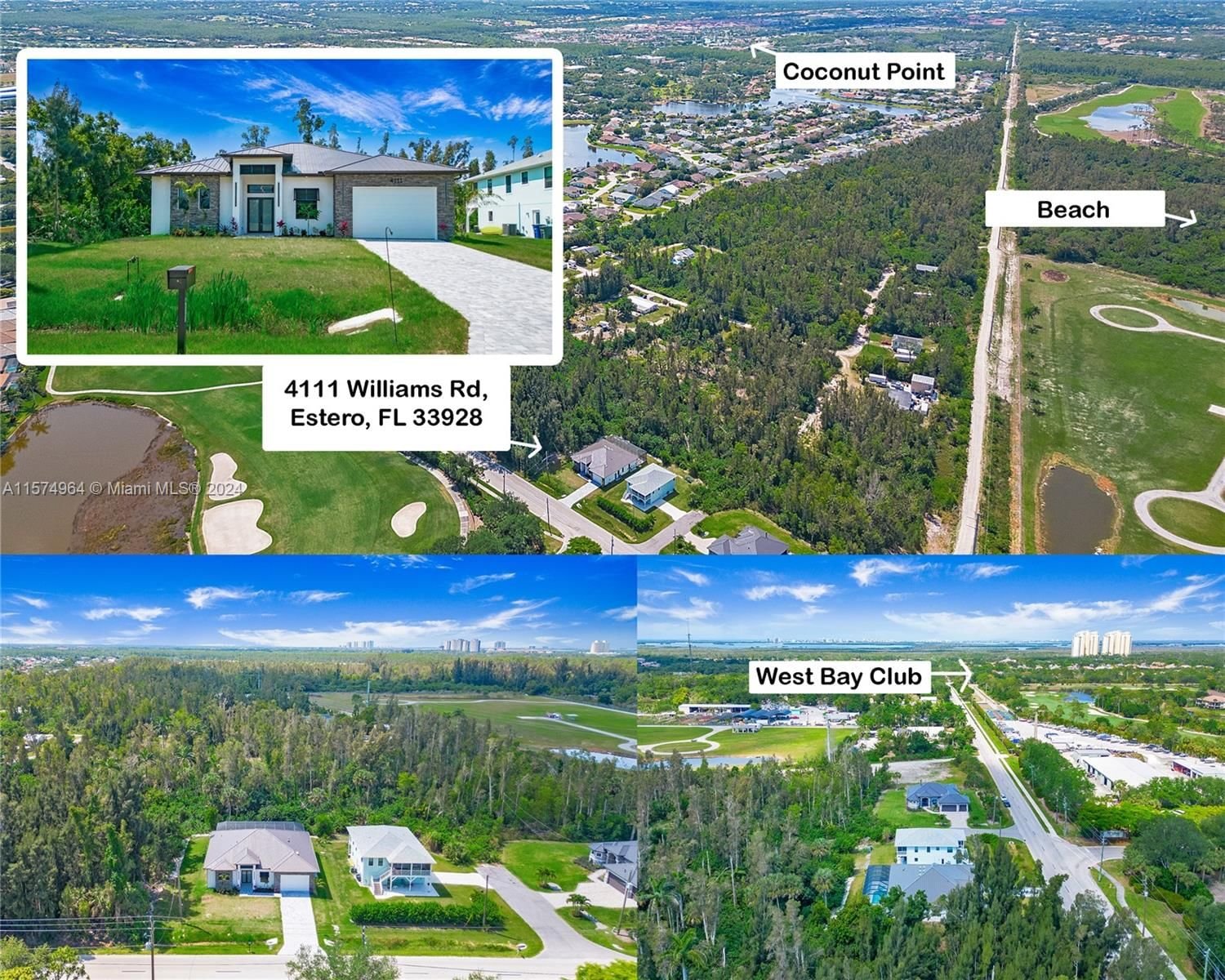 Real estate property located at 4111 Williams Rd, Lee County, ESTERO SPRINGS, Other City - In The State Of Florida, FL
