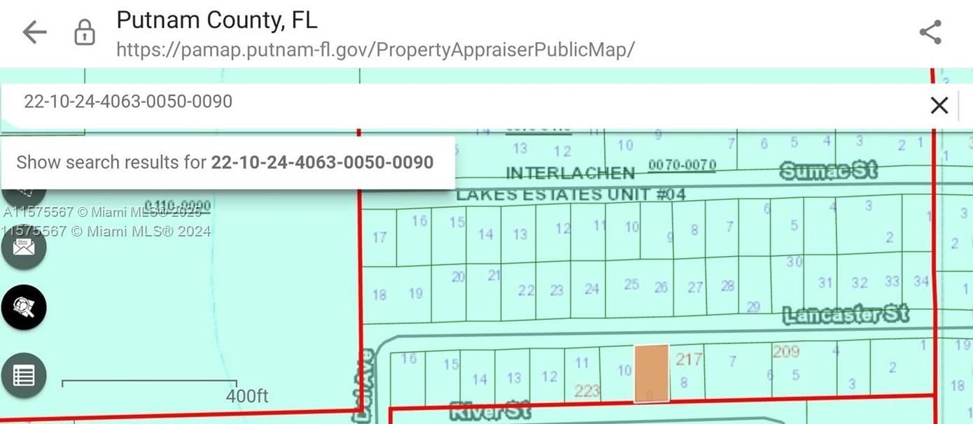 Real estate property located at XXX Lancaster S INTERLACHEN LAKES ESTS, FL, Putnam, Interlachen Lakes Ests, Fl, Other, FL